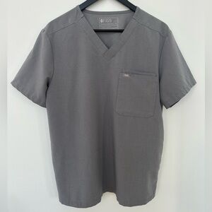 FIGS Chisec One-Pocket Scrub Top – Men’s Medium – Grey – FM1500